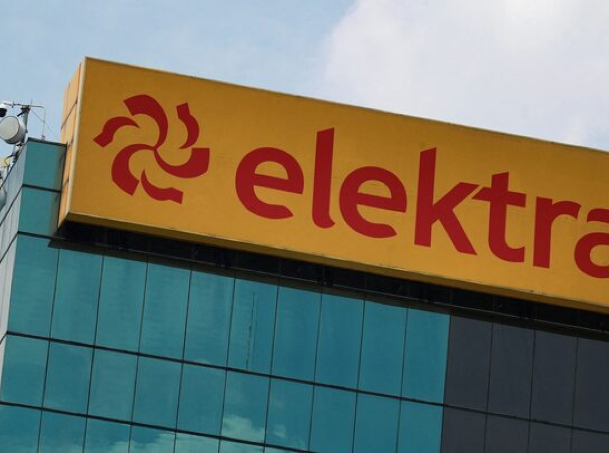 The logo of Elektra is seen on the facade of the corporate building in Mexico City, Mexico, June 14, 2024. REUTERS/Henry Romero/File Photo Purchase Licensing Rights